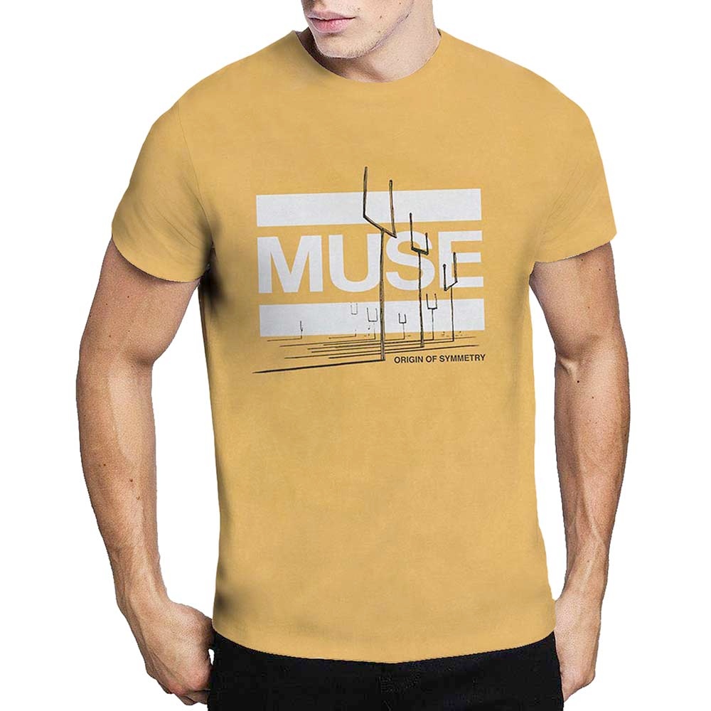 Muse - Origin Of Symmetry Heren Tshirt - Geel